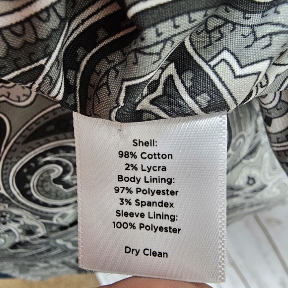 🍂SOLD🍂 Talbots Teal Blue One Button Blazer Jacket Lined 8P - Picture 11 of 15